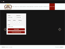 Tablet Screenshot of ec-hotel.com